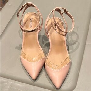 Torrid Blush Ankle Strap Heels. 9WW